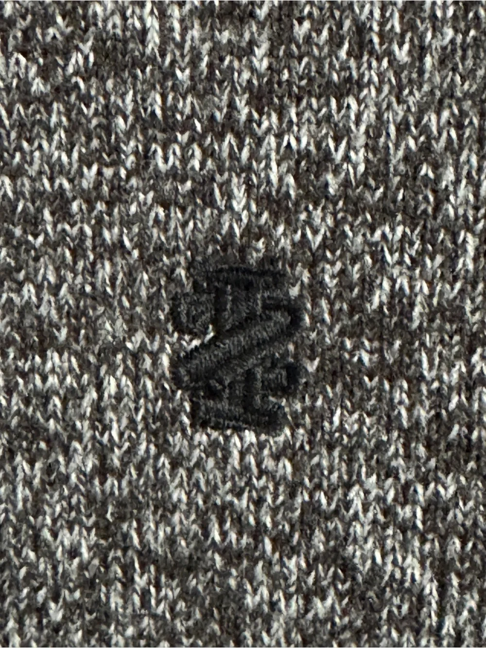 Izod Men's Dark Heather Charcoal Half-Zip Sweater